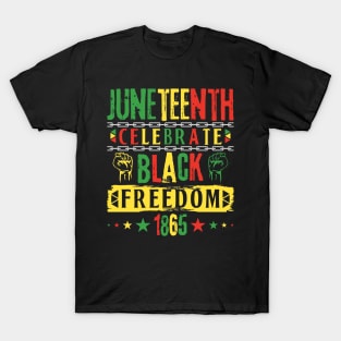 Juneteenth Blackity Heartbeat Black History African America T-Shirt